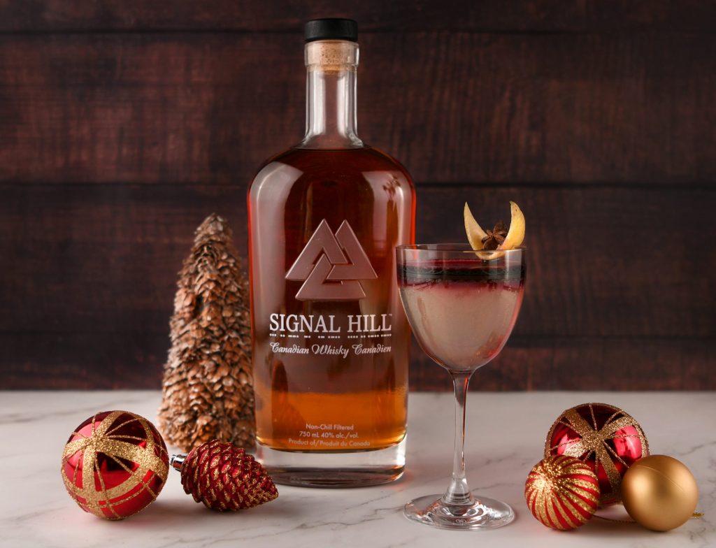 Clarified New York Port Sour Signal Hill Canadian Whisky