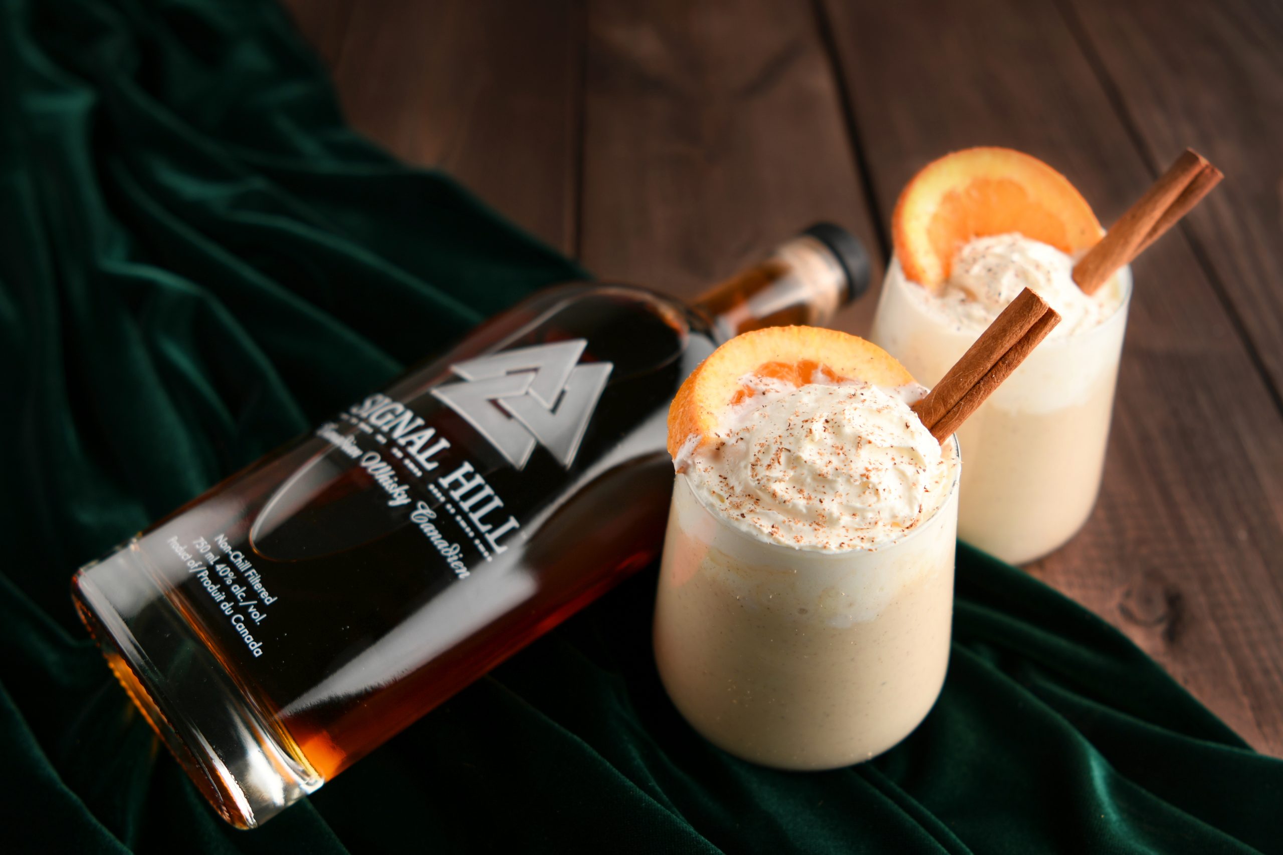 Spiked Eggnog Signal Hill Canadian Whisky